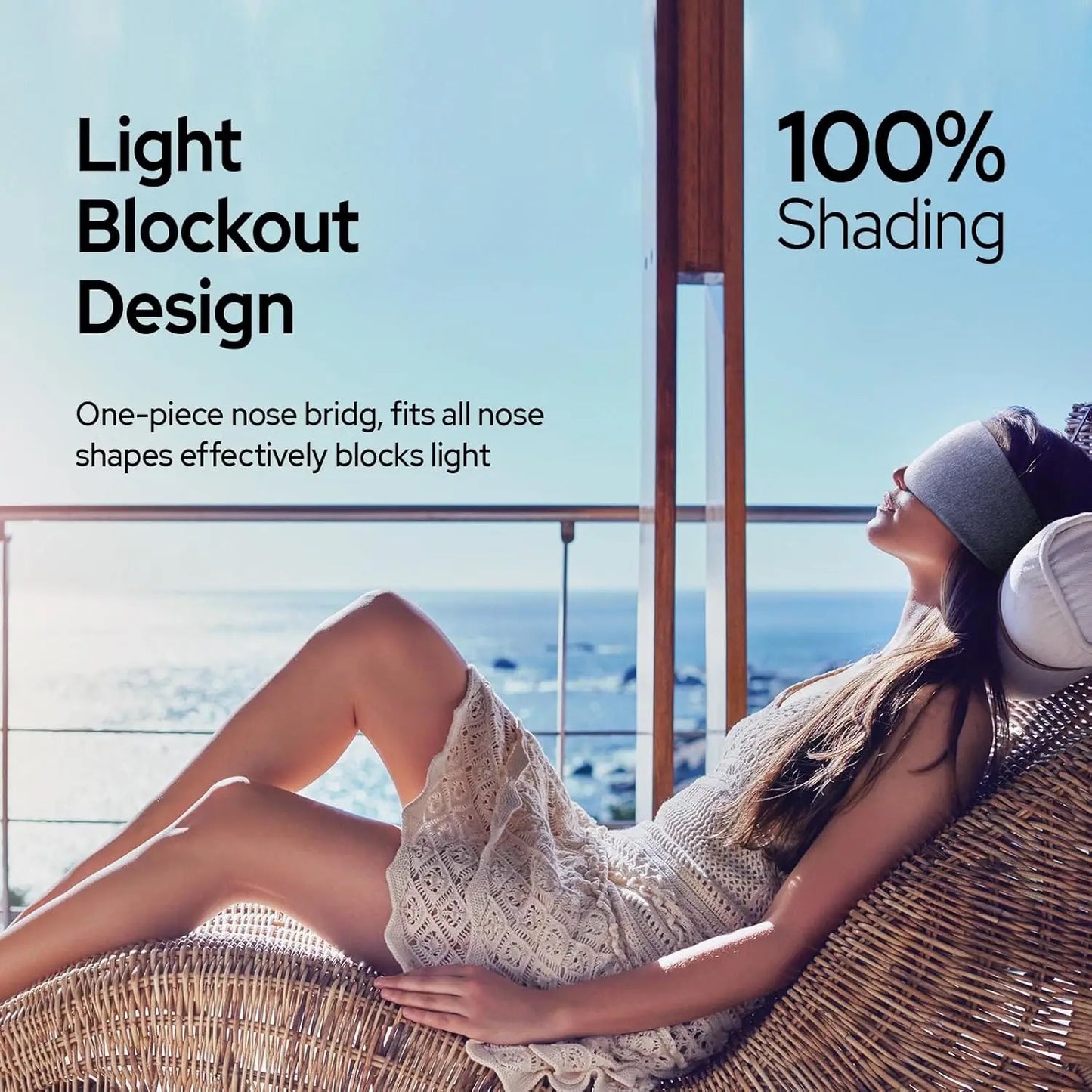 Cotton Light-Blocking Sleep Mask