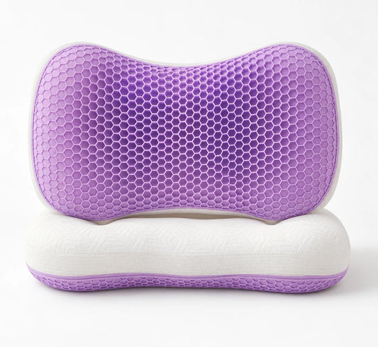 Contoured Cooling Gel Pillow - Support for Every Sleep Position