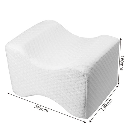 Memory Foam Knee Pillow - Hip & Spine Alignment for Side Sleepers