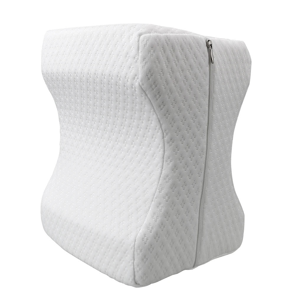 Memory Foam Knee Pillow - Hip & Spine Alignment for Side Sleepers