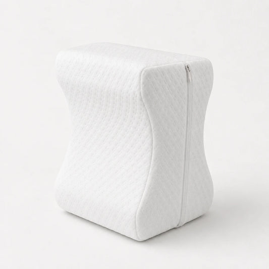 Memory Foam Knee Pillow - Hip & Spine Alignment for Side Sleepers